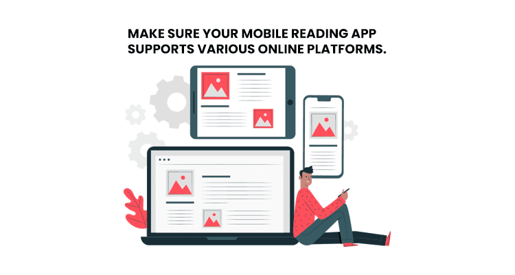 mobile reading app supports various online platforms