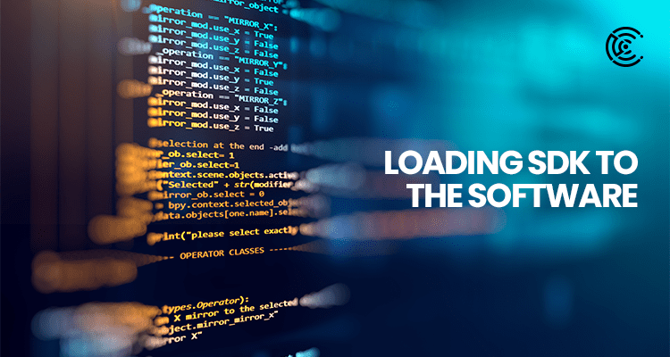 Loading SDK to the software