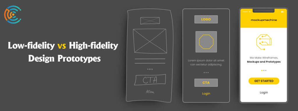 Low-fidelity vs High-fidelity Design Prototypes